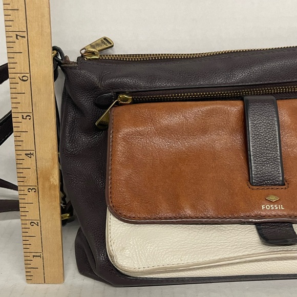 Fossil leather shoulder crossbody purse - Picture 13 of 13